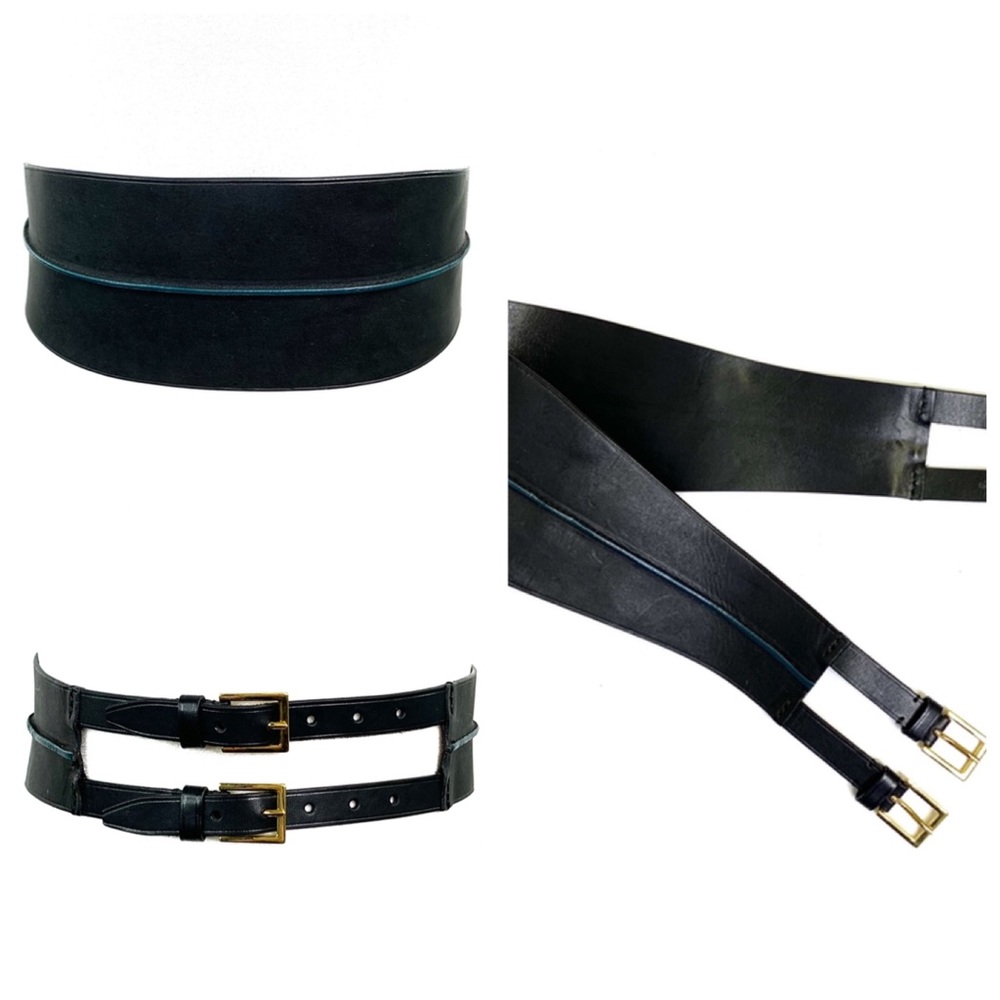 Maiyet Wide Belt Double Buckled Adjustable Italy